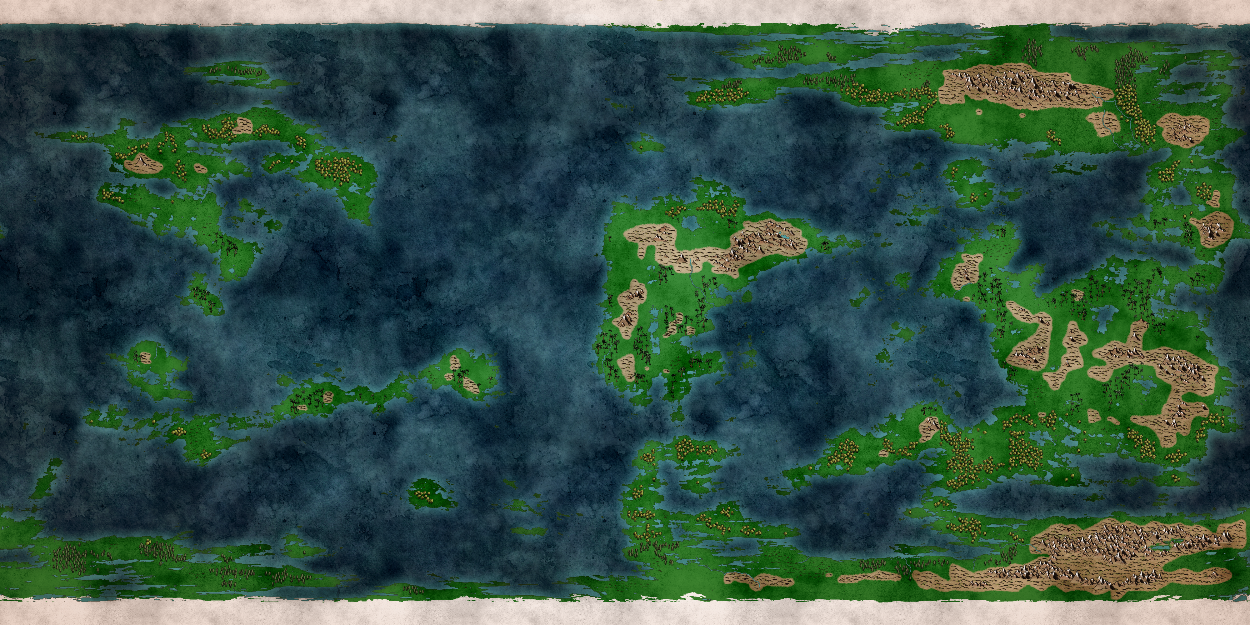 Karte der Spielwelt